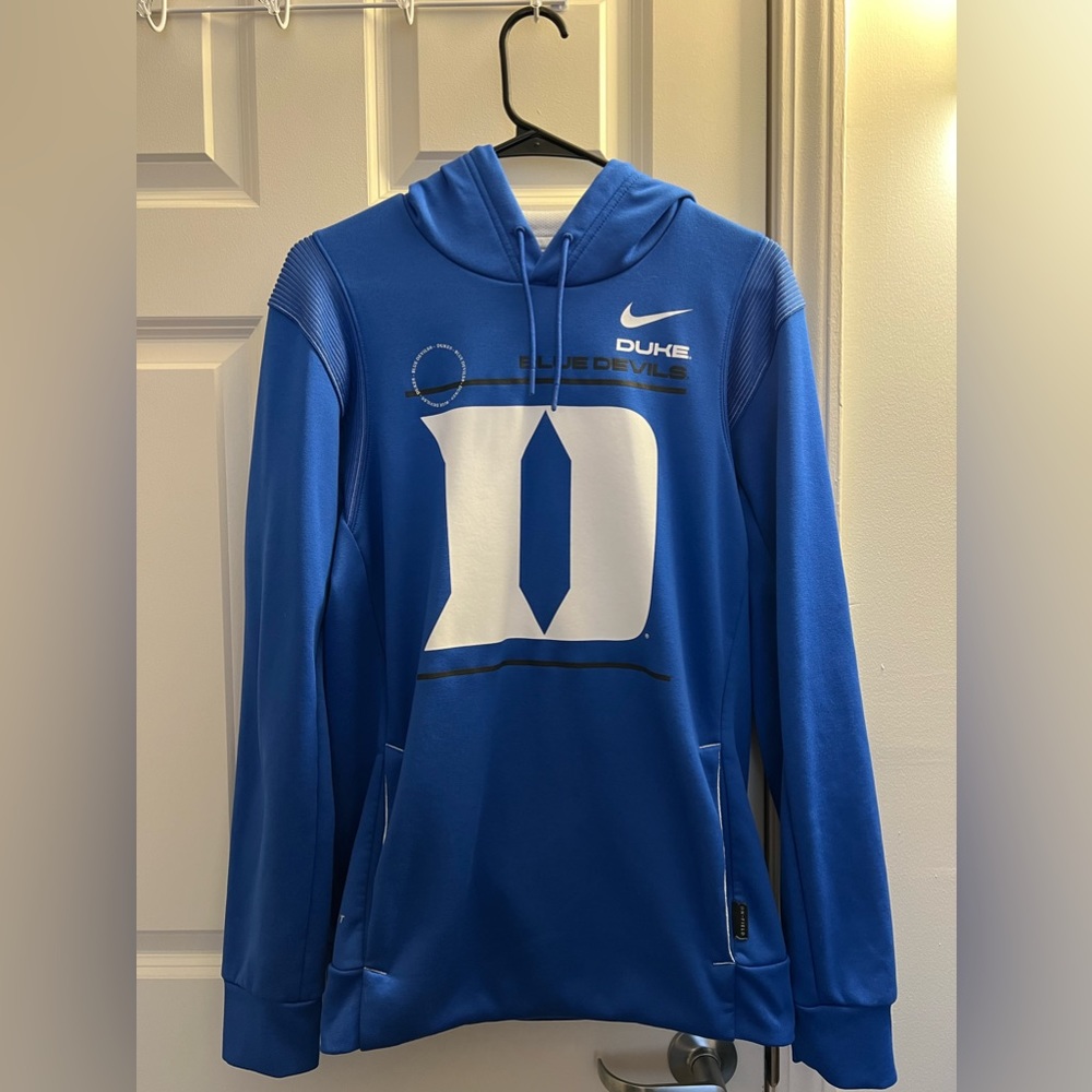 Duke Blue Devils Nike 2021 Team Sideline Performance Pullover Hoodie